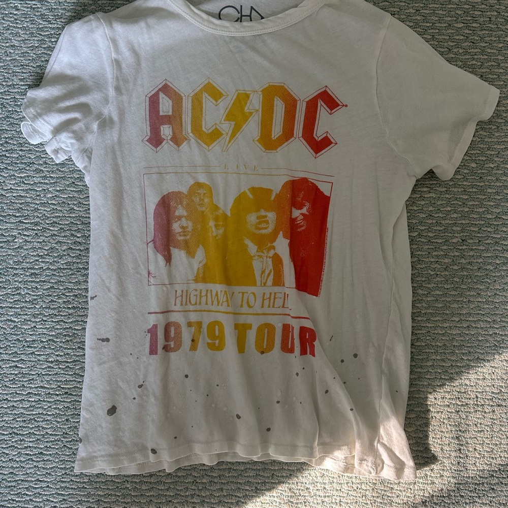 AC/DC Kids Graphic T-Shirt - White